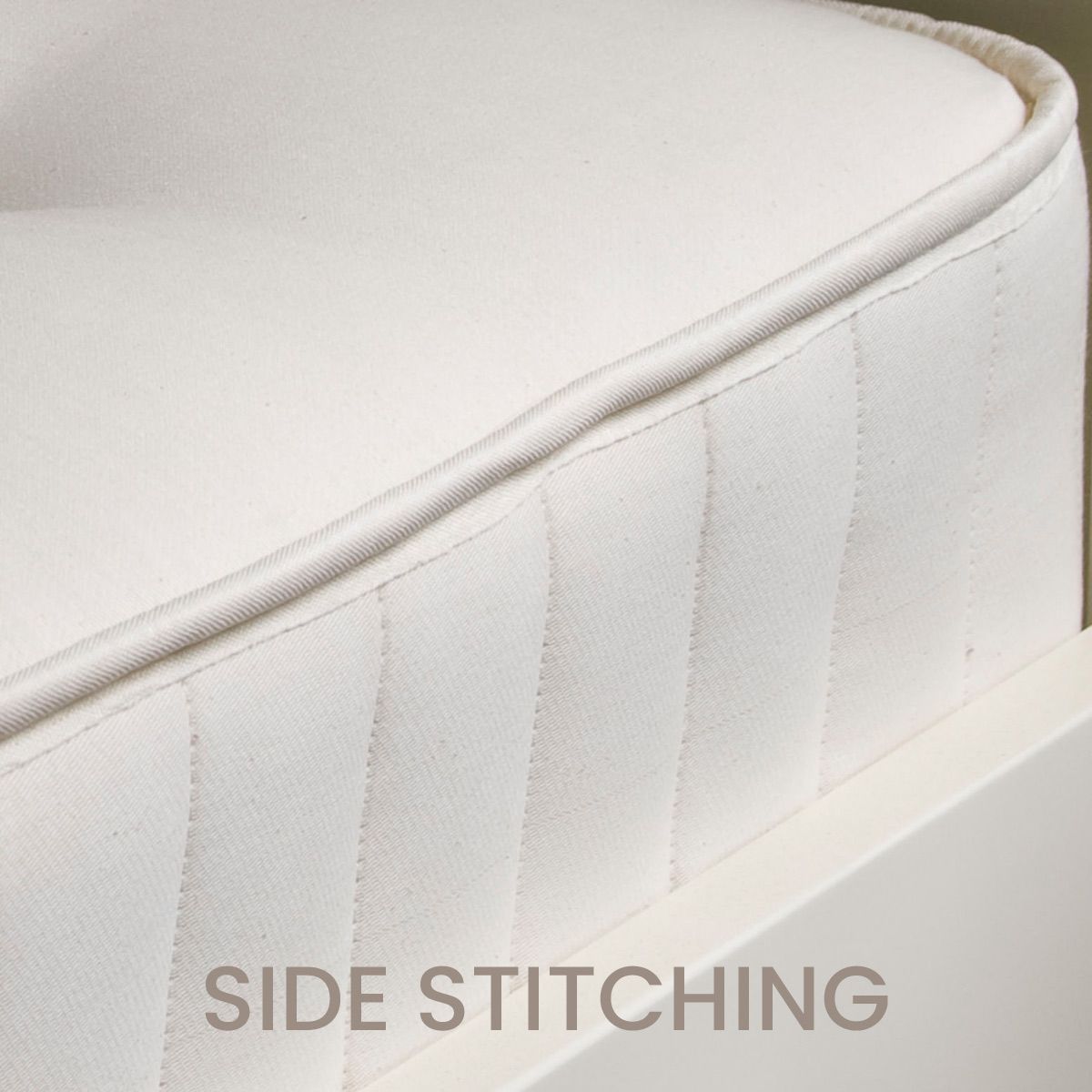 Mattress side stitching