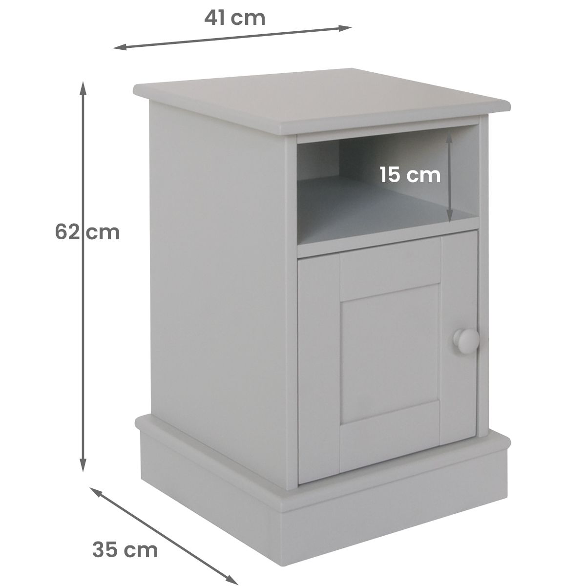 Bedside Cabinet in Painswick Blue