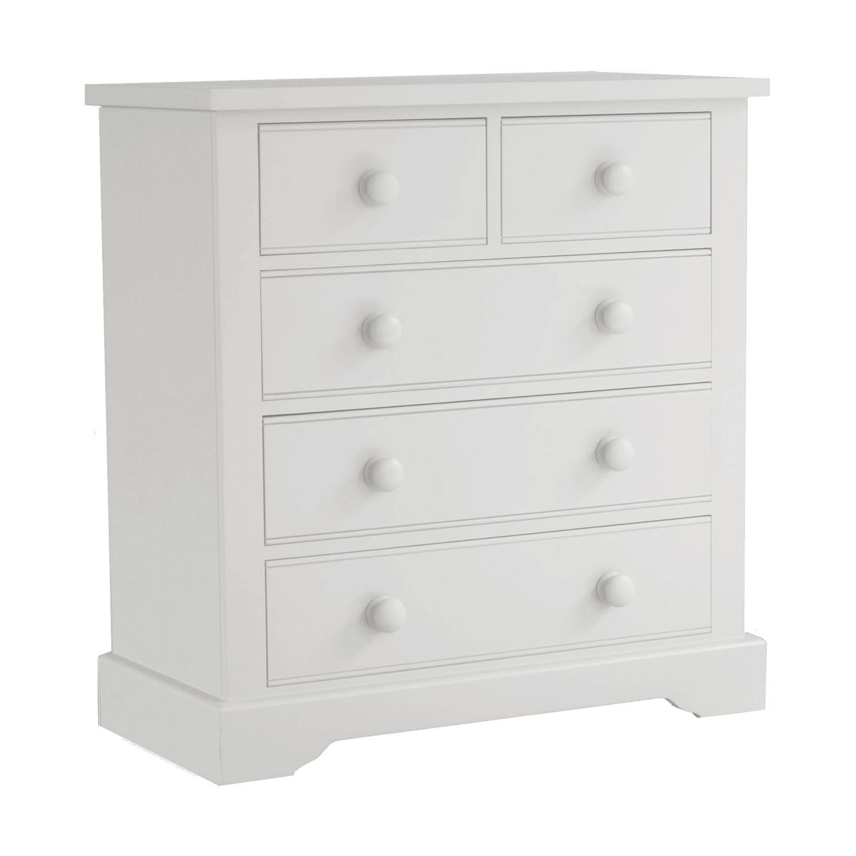3 + 2 Chest of Drawers in Pure White