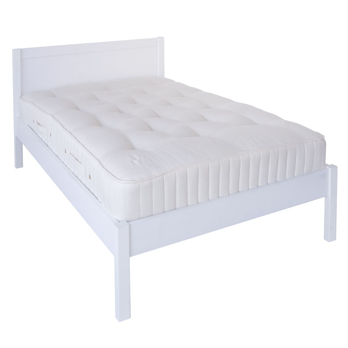 Classic Small Double Bed in Pure White