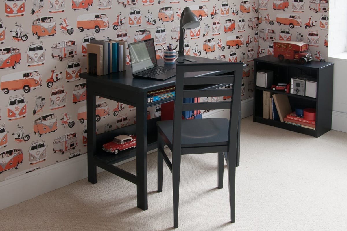 Large Study Desk - Painswick Blue