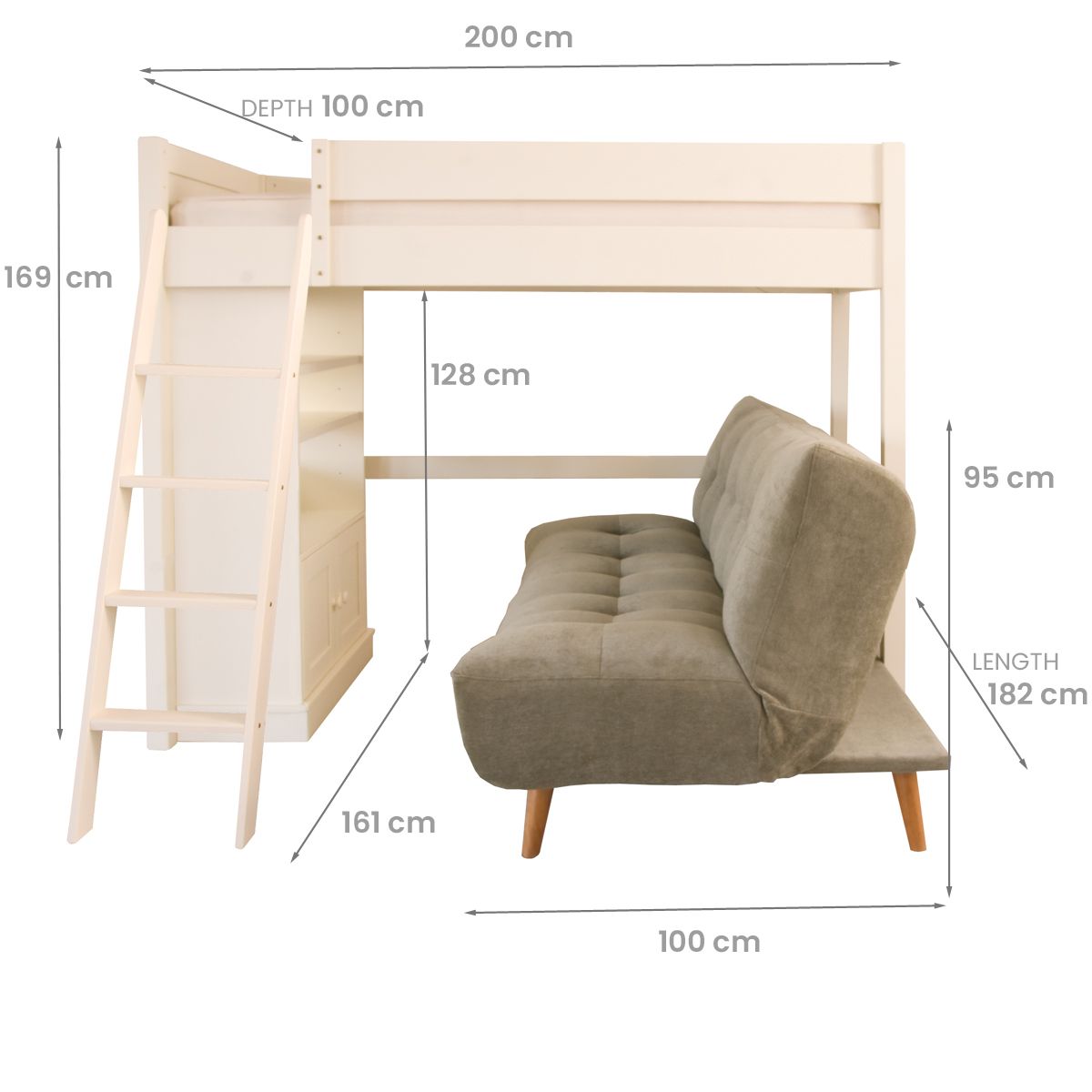 Product dimensions