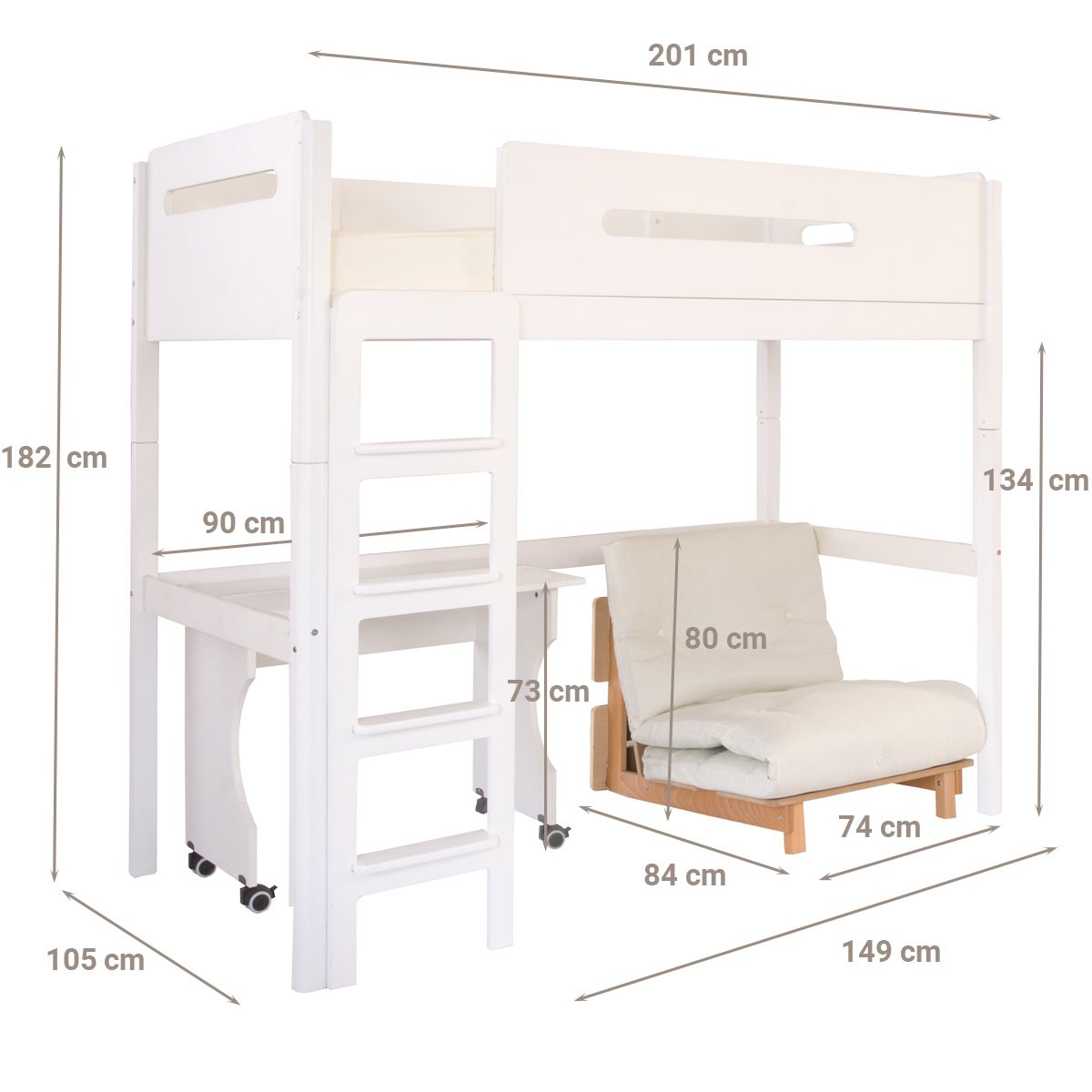 Product dimensions