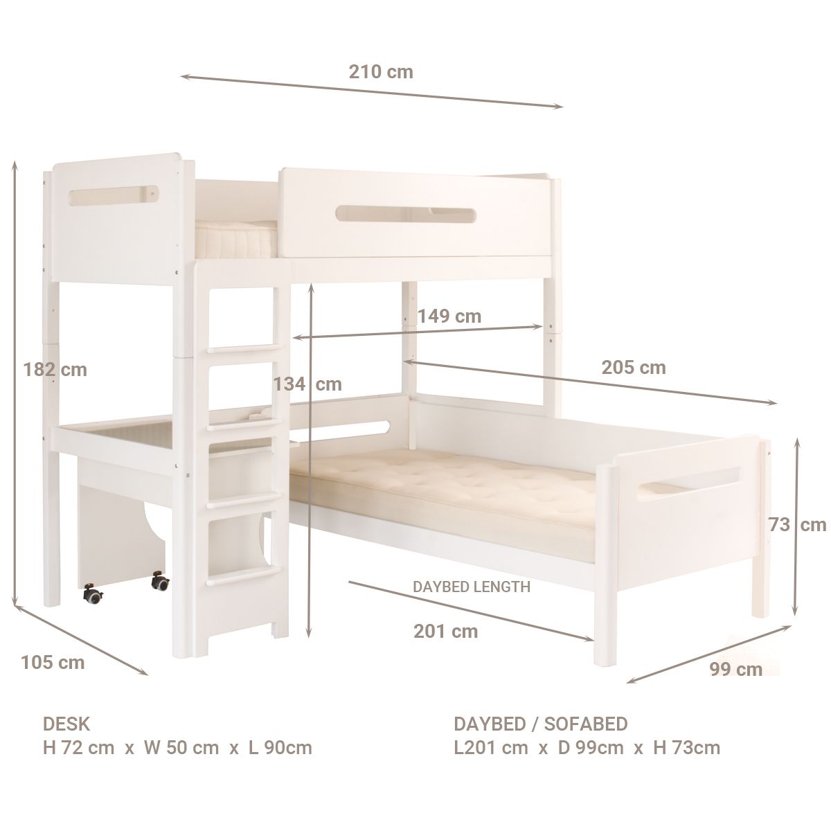 Product dimensions