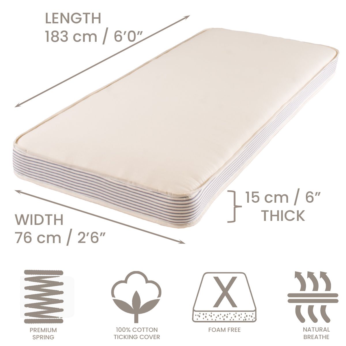 Product dimensions