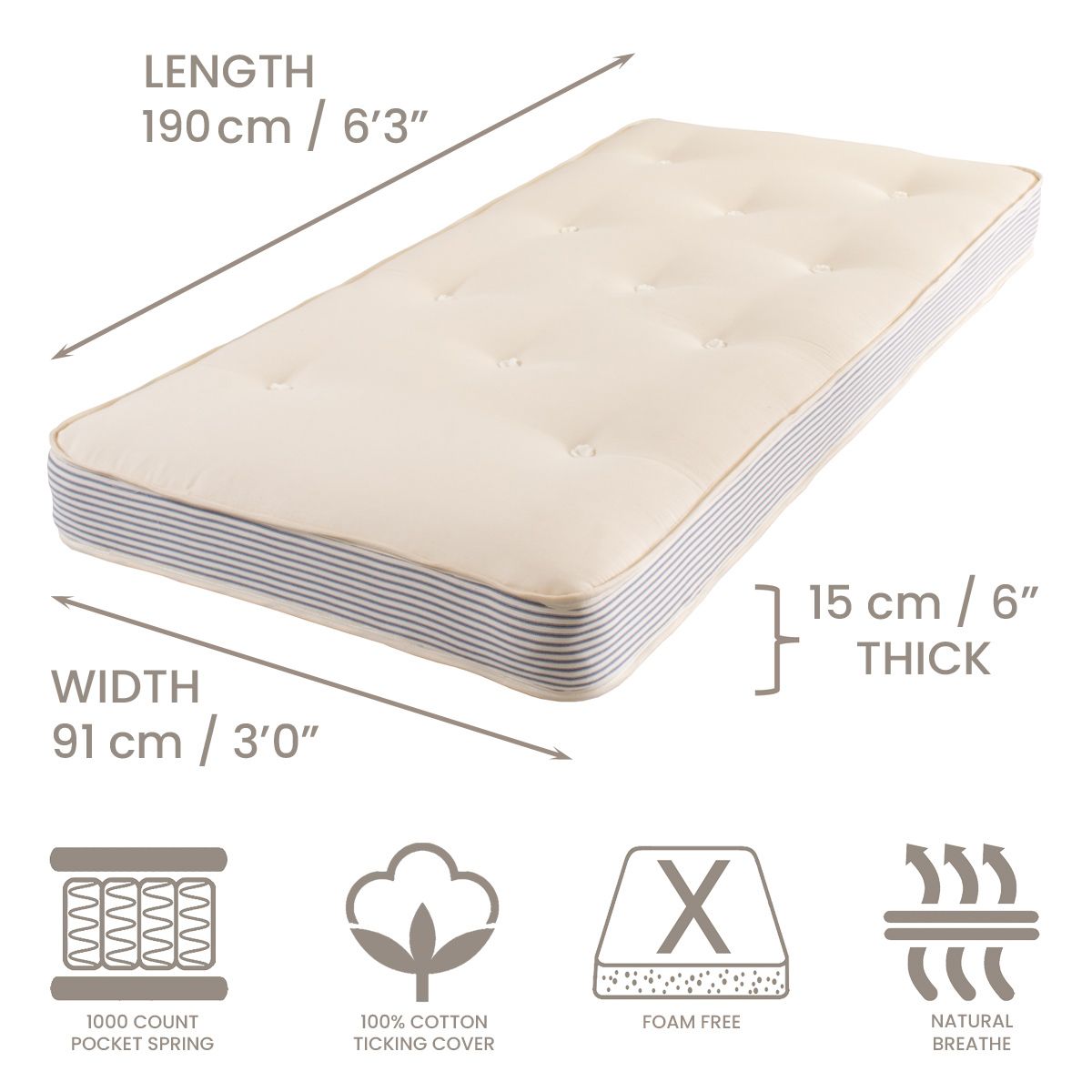 Product dimensions