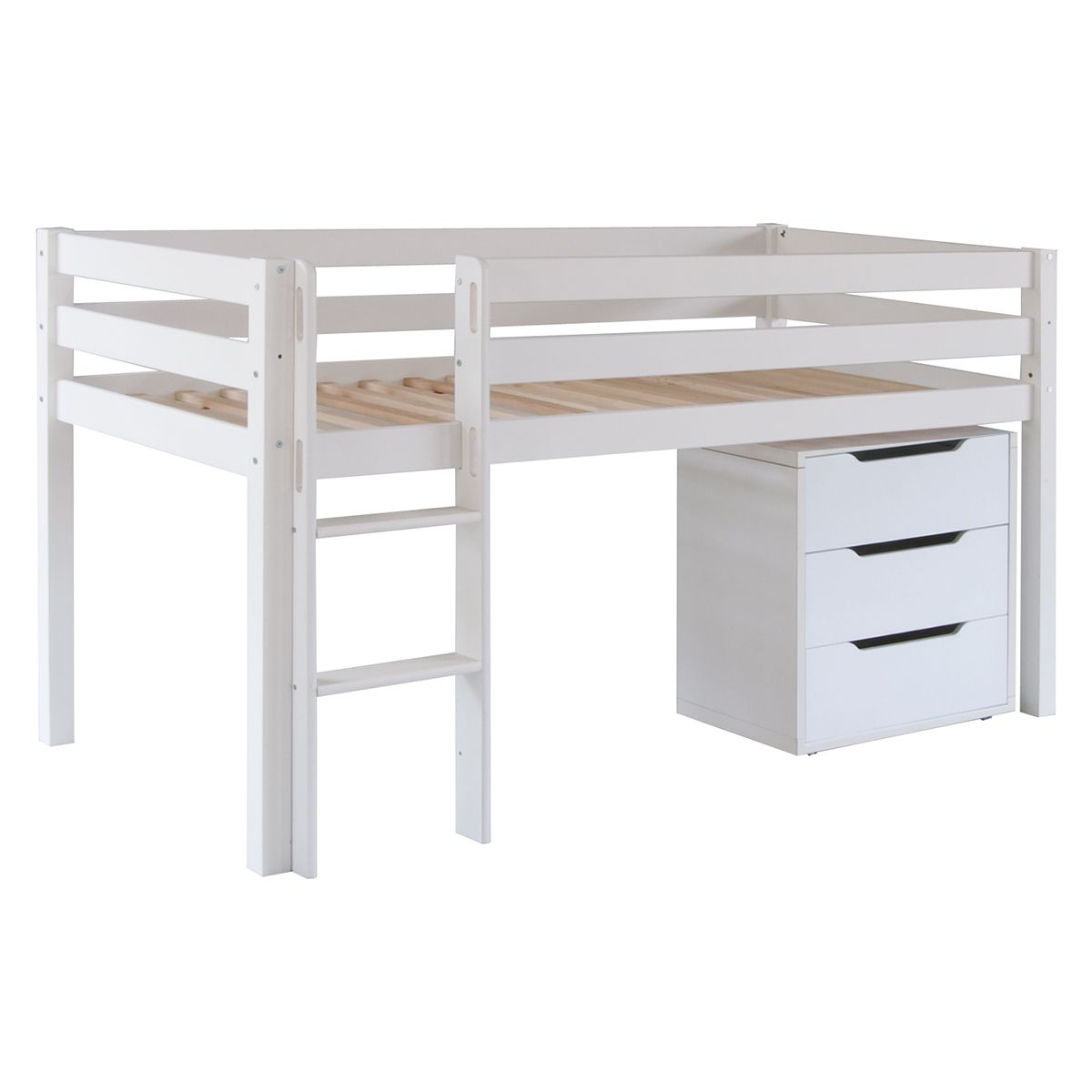 Classic Beech Mid Sleeper Bed
