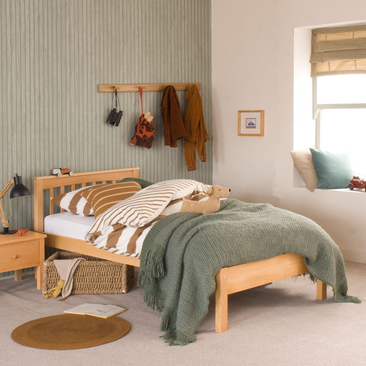 Natural Beech Single Bed